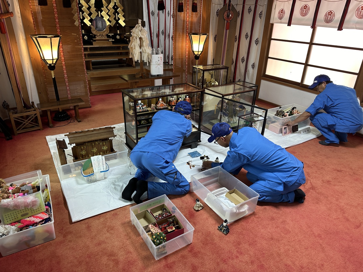 田子山富士塚・敷島神社にて思い出品 合同感謝祭が開催されました。