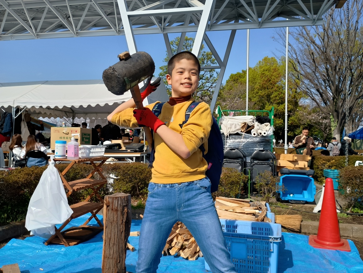 黒目川花まつりにて、4つのブースに関わりました。その①